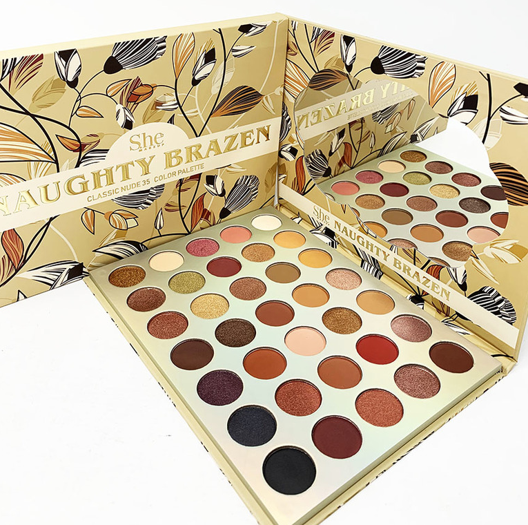 S.he Makeup Naughty Brazen Classic Nude Eyeshadow Palette