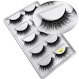 SHIDISHANGPIN Fashion Eyelashes 5-Pack