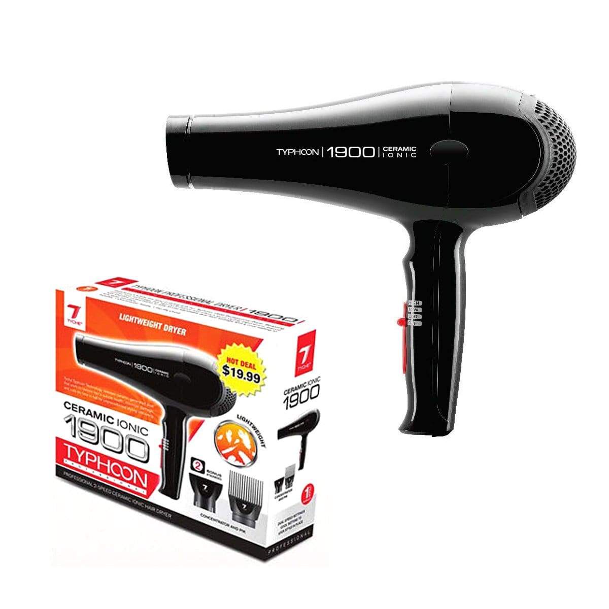 Tyche Typhoon 1900 Ceramic Ionic Hair Dryer