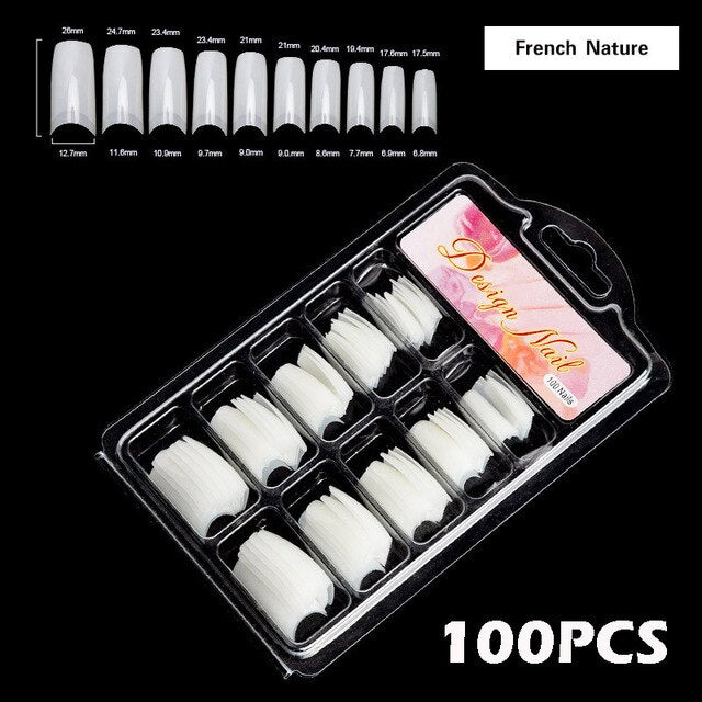 Yue Cai Acrylic Nails 100-Packs