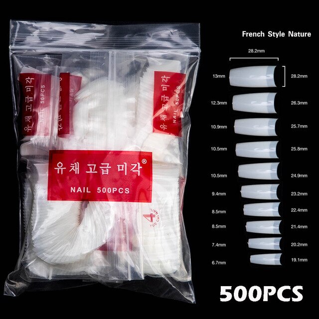 Yue Cai Acrylic Nails 500-Packs