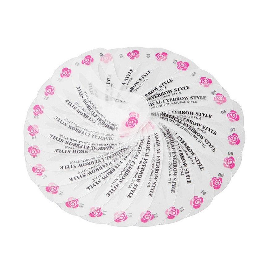 Zinq Eyebrow Stencil Set - 24 Pieces