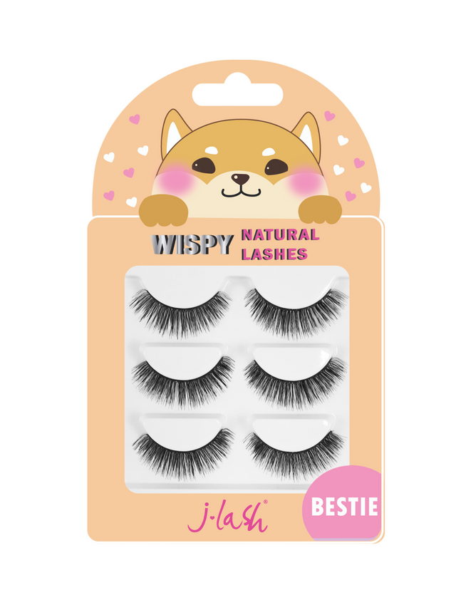 J-Lash Wispy Natural Lashes 3-Pack