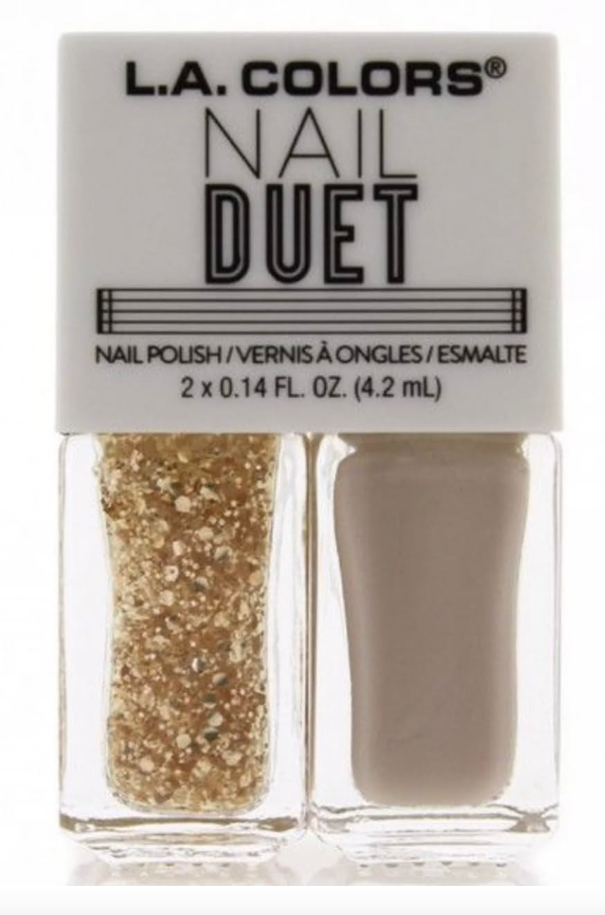 L.A. COLORS Nail Duet Nail Polish & Glitter