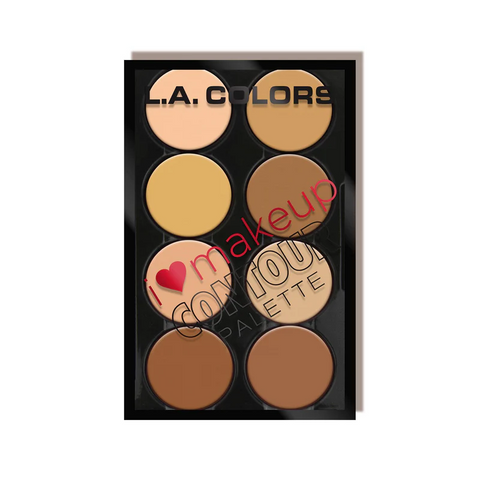 L.A. COLORS I Heart Makeup 8-Color Contour Palette