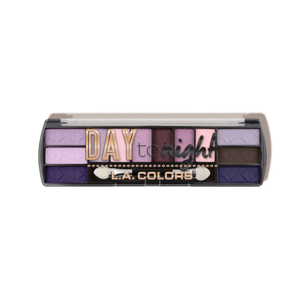 L.A. COLORS Day to Night 12-Color Eyeshadow Palette