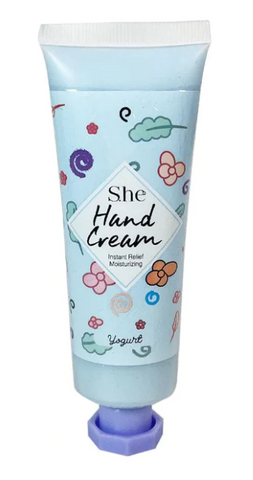 S.he Makeup Instant Relief Moisturizing Hand Cream (Yogurt)