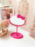 Hello Kitty Stand-Up Rotating Table Mirror - Dual Sided Mirror w/Magnification