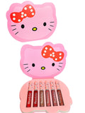Siyiping x Hello Kitty 6-Piece Die Cut Matte Lip Gloss Box Set
