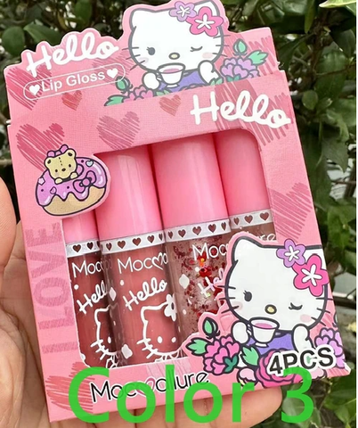 Mocallure x Hello Kitty 4-Piece Lip Gloss Box Set