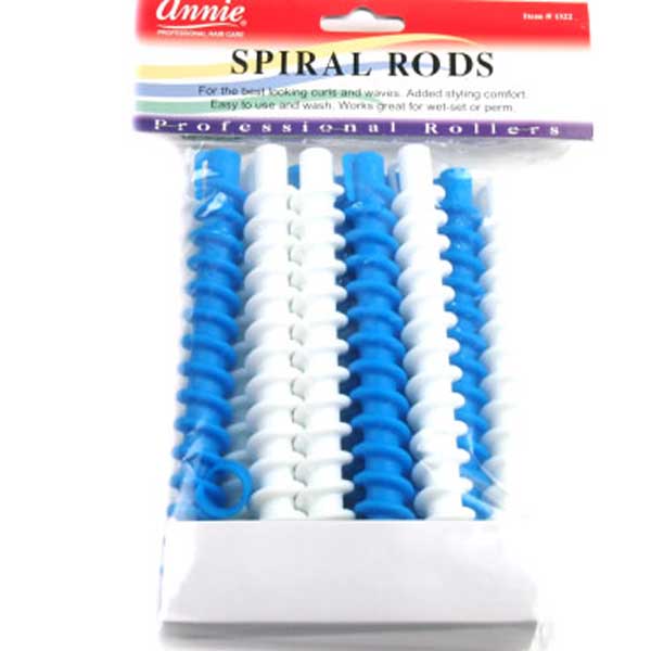 Annie Medium Spiral Rods 12-Pack (1/2")