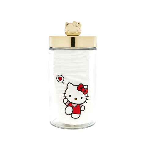 The Creme Shop x Hello Kitty 80 Cotton Pads in Reusable Decorative Jar