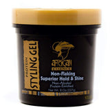African Essence Non-Flaking Superior Hold & Shine Protein Styling Gel