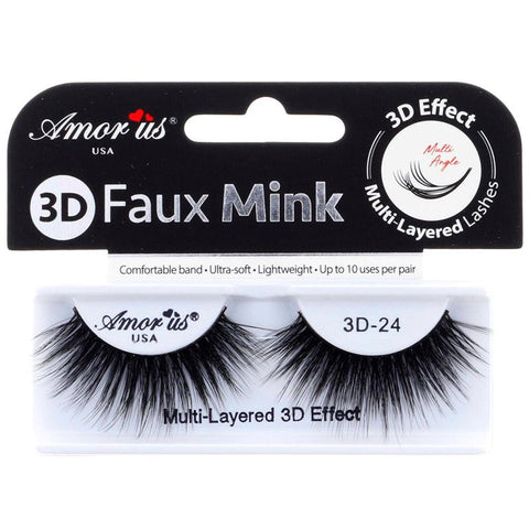Amor Us Faux Mink 3D Eyelashes