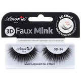 Amor Us Faux Mink 3D Eyelashes