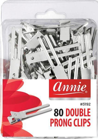Annie Double Prong Clips (80ct)