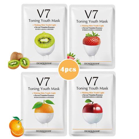 BioAqua V7 Seven Vitamins Deep Hydration Fruit Face Masks