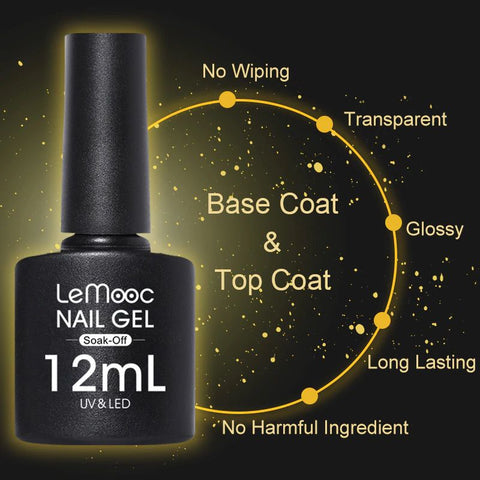 LeMooc Nails UV / LED Coat Set (12ml)