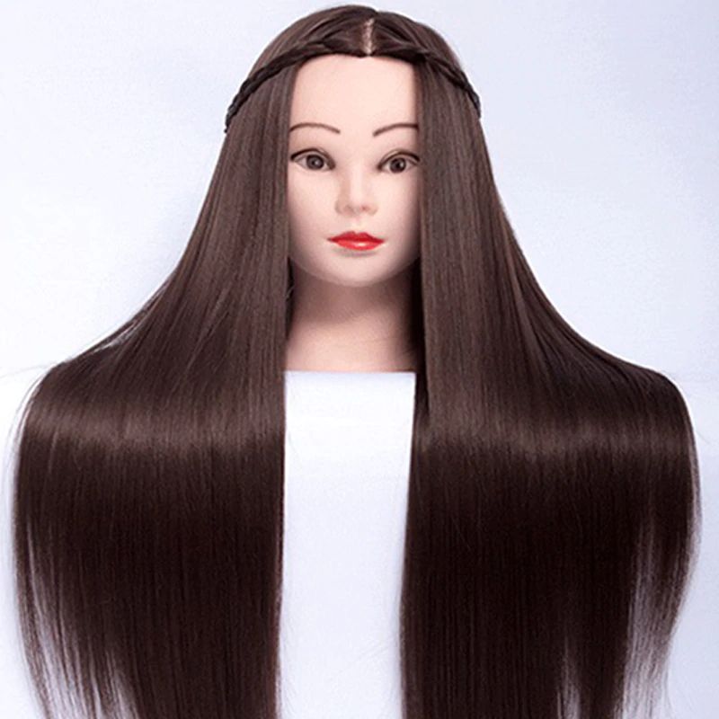 Mannequin Head For Hair Training (25" - Dark Brown)