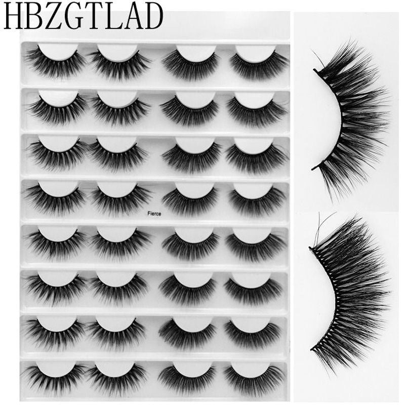HBZGTLAD 16-Pair Eyelash Books