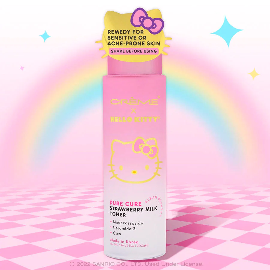 The Creme Shop x Hello Kitty Pure Cure Strawberry Milk Toner