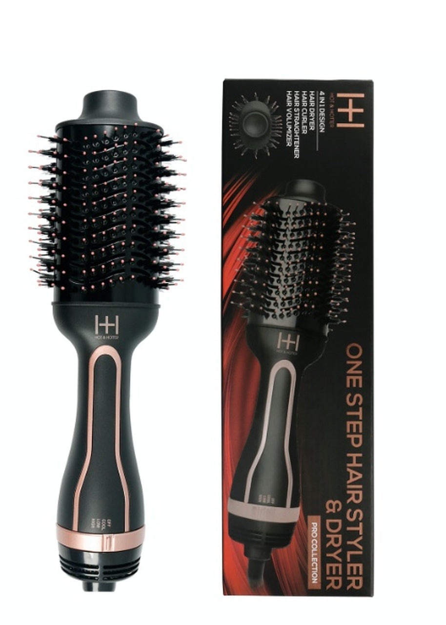 Hot & Hotter One Step Hair Styler & Dryer Pro Collection