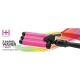 Hot & Hotter 3 Barrel 1" Wave Iron (Hot Pink)