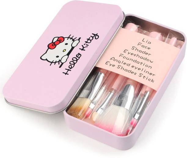 Hello Kitty 7 Piece Makeup Brush Set w/Tin
