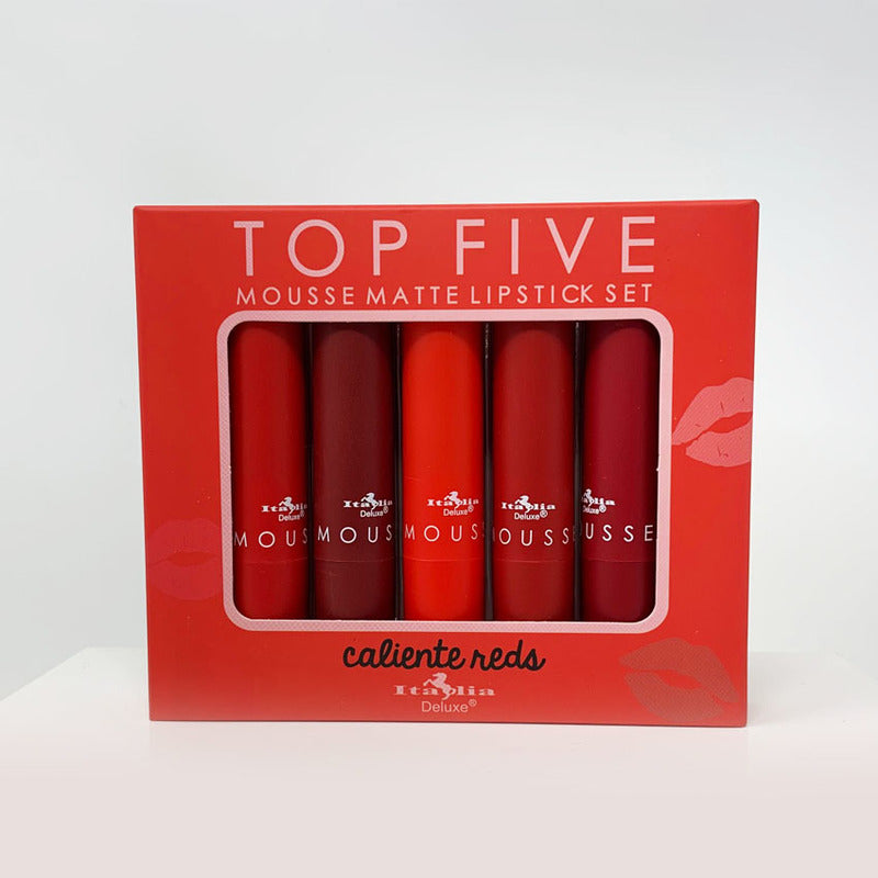Italia Deluxe Top Five Mousse Matte Lipstick Sets