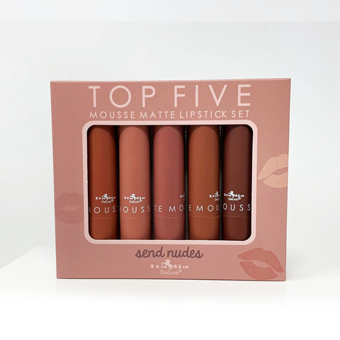 Italia Deluxe Top Five Mousse Matte Lipstick Sets