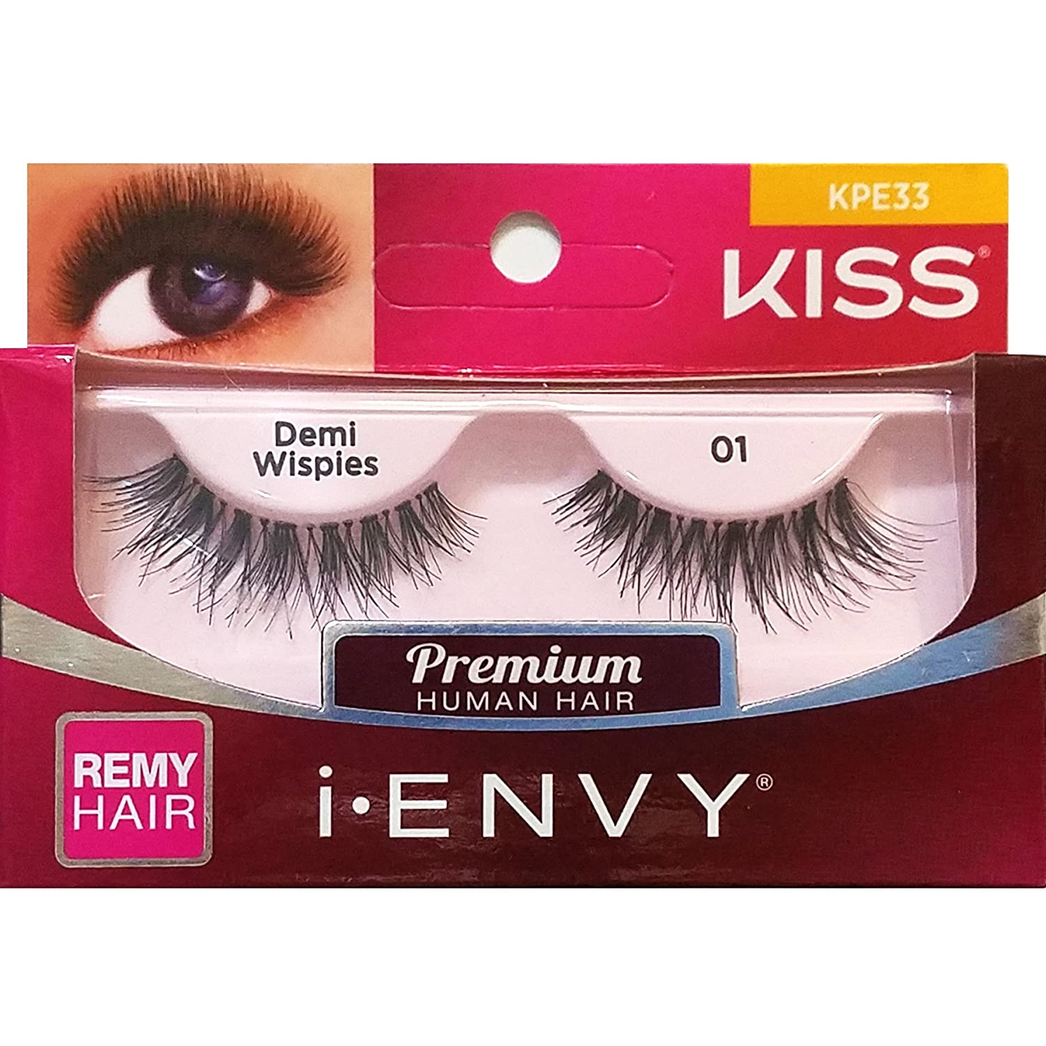 Kiss i-Envy 100% Remy Human Hair Eyelashes