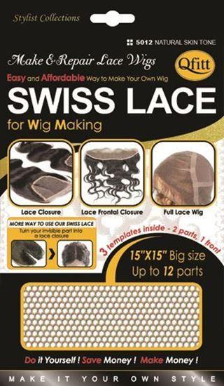 Qfitt Swiss Lace for Wig Making/Repair