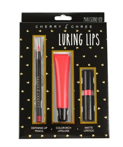 Cherry Chree 3-Piece Luring Lips Lip Kit