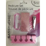 Sassy + Chic 5-Piece Pedicure Set