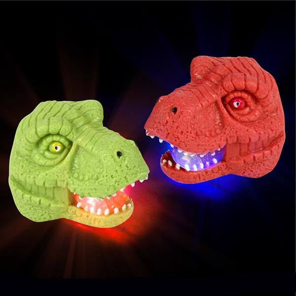 Dino Light-Up LED Squeeze Head